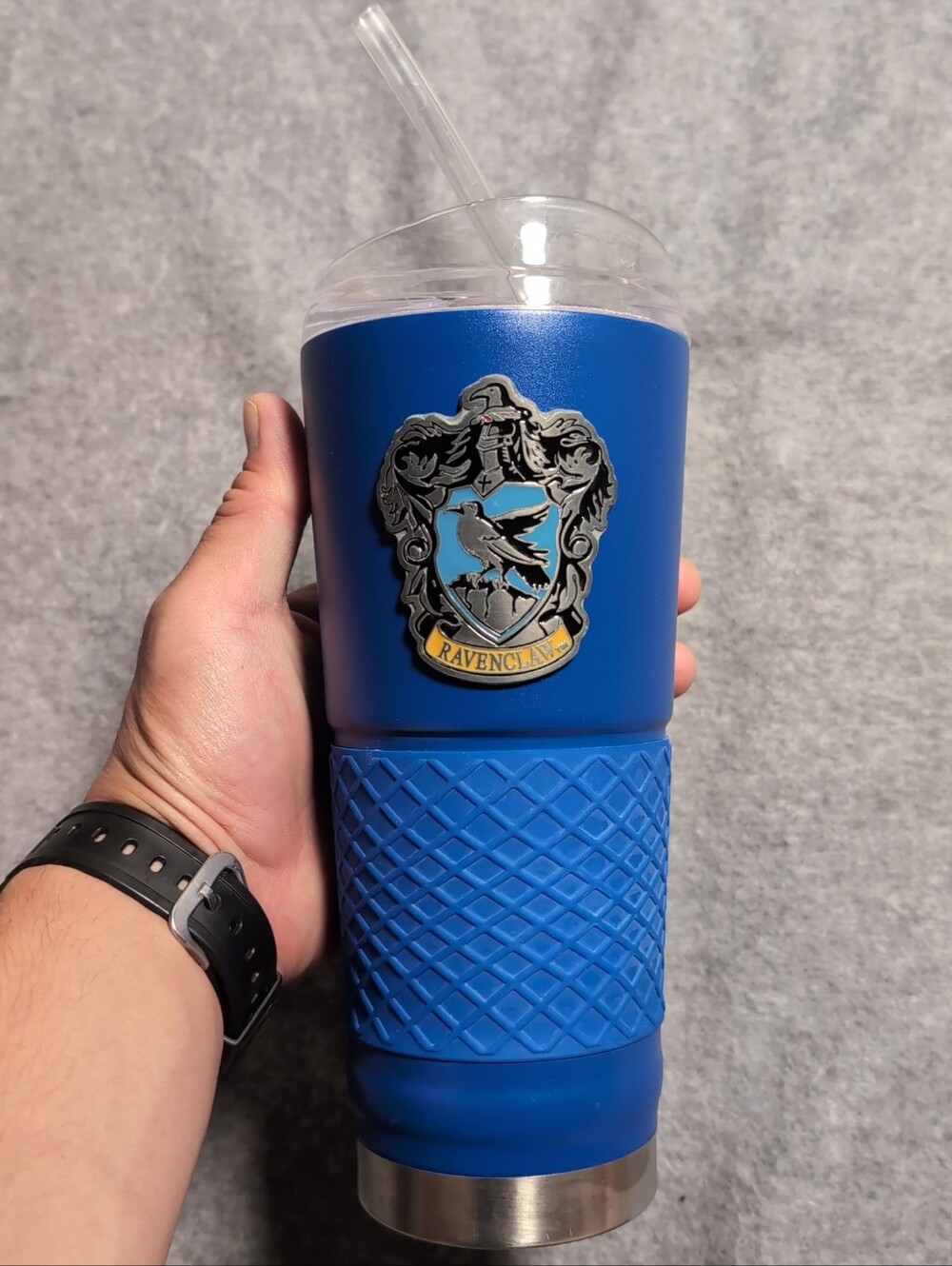 Official Harry Potter Ravenclaw 24oz Stainless Steel Tumbler Cup w/ Lid & Straw